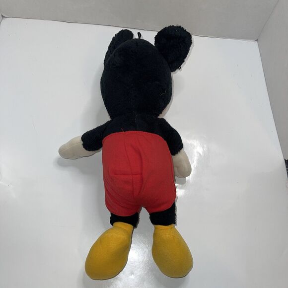 Vintage Disney Mickey Mouse Red Pants Plush 15" Playskool 70130 Stuffed Toy - Picture 6 of 12